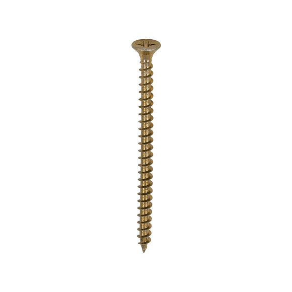 Solo Countersunk Gold Woodscrews - 4.0 x 60 Image