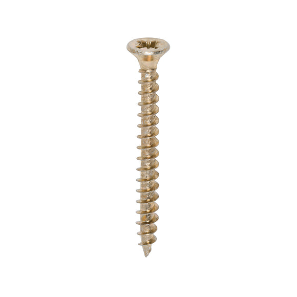 Solo Countersunk Gold Woodscrews - 4.5 x 45 Image