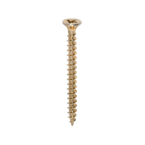 Solo Countersunk Gold Woodscrews - 4.5 x 50 Image