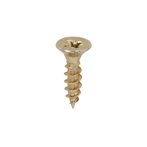 Classic Multi-Purpose Countersunk Gold Woodscrews - 5.0 x 20 Image