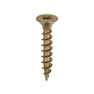 Solo Countersunk Gold Woodscrews - 5.0 x 30 Image