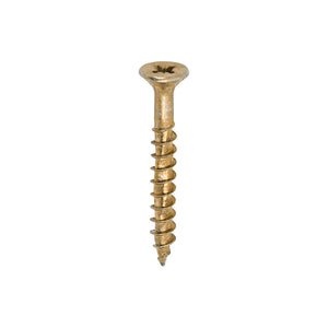 Velocity Premium Multi-Use Countersunk Gold Woodscrews - 5.0 x 40 Image