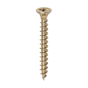 Solo Countersunk Gold Woodscrews - 5.0 x 45 Image