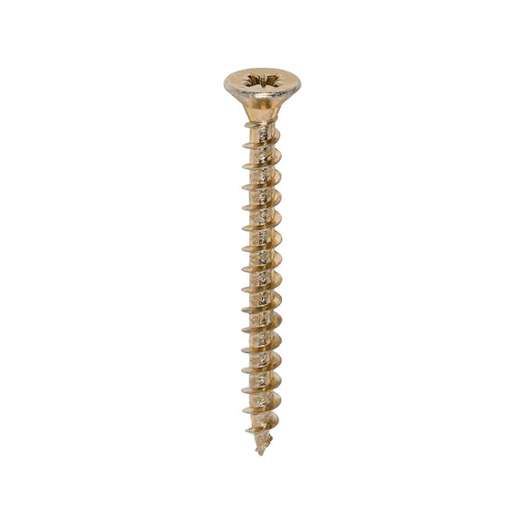 Solo Countersunk Gold Woodscrews - 5.0 x 50 Image