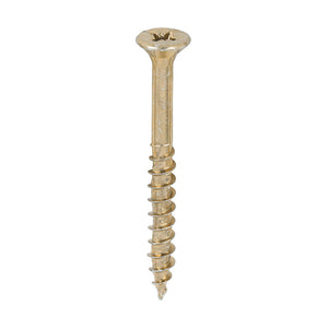 Velocity Premium Multi-Use Countersunk Gold Woodscrews - 5.0 x 50 Image