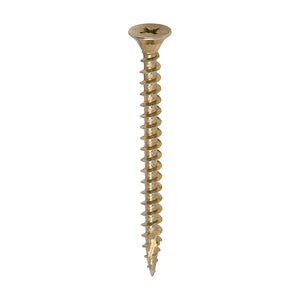 C2 Strong-Fix Multi-Purpose Premium Countersunk Gold Woodscrews - 5.0 x 60 Image