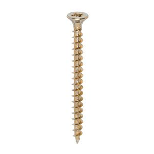 Solo Countersunk Gold Woodscrews - 5.0 x 60 Image