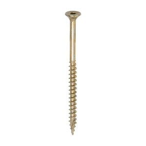 C2 Clamp-Fix Multi-Purpose Premium Countersunk Gold Woodscrews - 5.0 x 80 Image