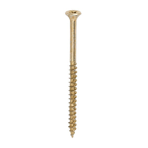 Velocity Premium Multi-Use Countersunk Gold Woodscrews - 5.0 x 80 Image