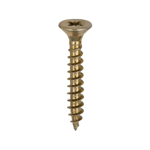 Solo Countersunk Gold Woodscrews - 6.0 x 40 Image