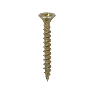 Solo Countersunk Gold Woodscrews - 6.0 x 50 Image