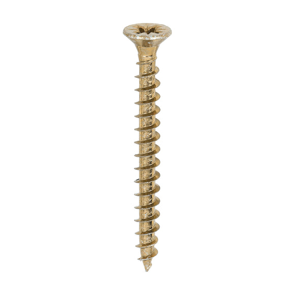 Solo Countersunk Gold Woodscrews - 6.0 x 60 Image