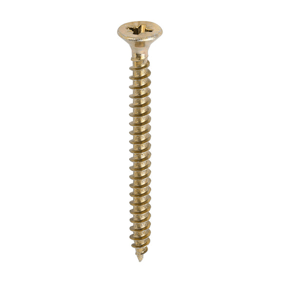 Solo Countersunk Gold Woodscrews - 6.0 x 70 Image