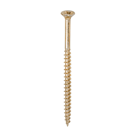 Solo Countersunk Gold Woodscrews - 6.0 x 100 Image