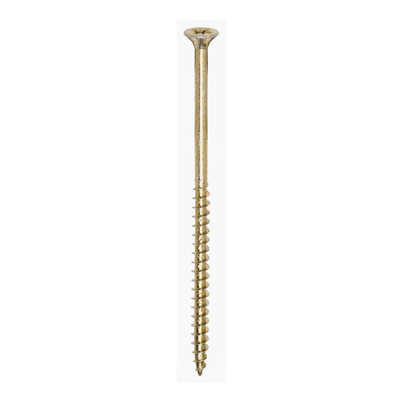 Solo Countersunk Gold Woodscrews - 6.0 x 120 Image