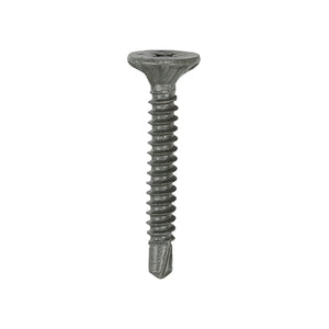 Self-Drilling Cement Board Countersunk Exterior Silver Screws - 4.2 x 32 Image