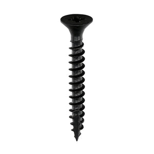 Classic Multi-Purpose Countersunk Black Woodscrews - 5.0 x 30 Image