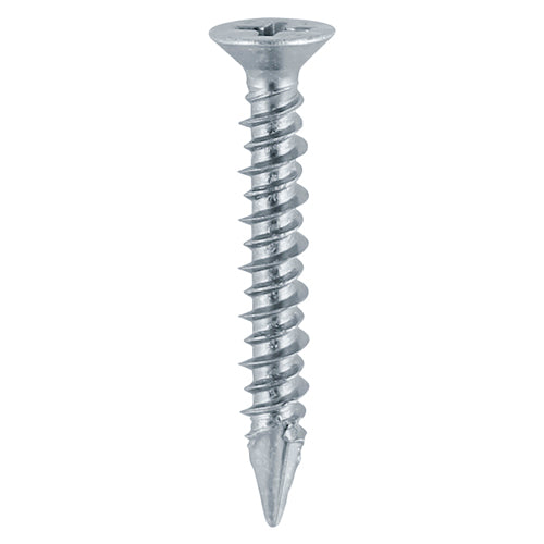 Window Fabrication Screws Countersunk PH High-Low Thread Slash Point Zinc - 4.3 x 30 Image