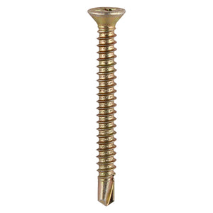 Window Fabrication Screws Countersunk PH Self-Tapping Self-Drilling Point Yellow - 3.9 x 25 Image