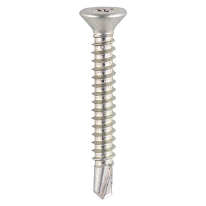 Window Fabrication Screws Countersunk PH Self-Tapping Self-Drilling Point Zinc - 4.8 x 60 Image