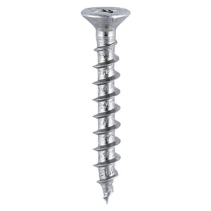 Window Fabrication Screws Countersunk with Ribs PH Single Thread Gimlet Point Zinc - 4.3 x 16 Image