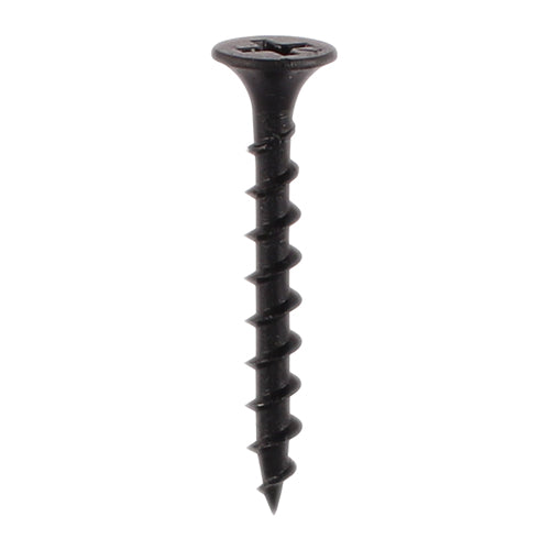 Drywall Coarse Thread Bugle Head Black Screws - 3.5 x 38 Image
