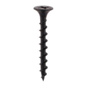 Drywall Coarse Thread Bugle Head Black Screws - 3.5 x 45 Image