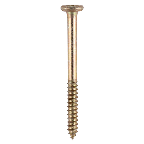 Element Screws Shallow Pan Countersunk PH Self-Tapping Thread AB Point Yellow - 4.8 x 80 Image