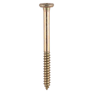 Element Screws Shallow Pan Countersunk PH Self-Tapping Thread AB Point Yellow - 4.8 x 65 Image