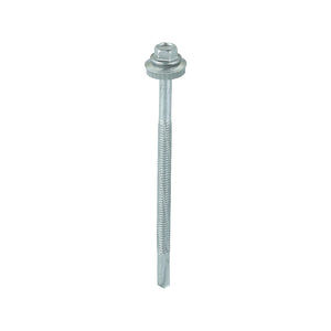 Self-Drilling Heavy Section Screws Exterior Silver with EPDM Washer - 5.5 x 100 Image