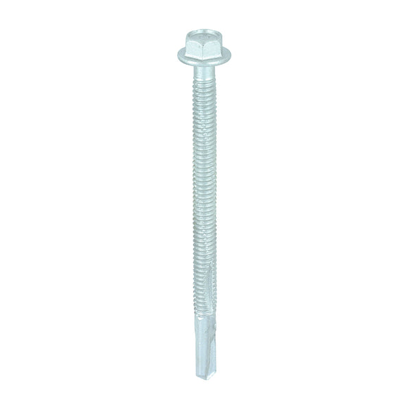 Self-Drilling Heavy Section Screws Exterior Silver with EPDM Washer - 5.5 x 80 Image