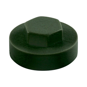 Hex Head Cover Caps Juniper Green - 16mm Image