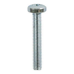 Machine Pan Head Silver Screws - M5 x 100 Image