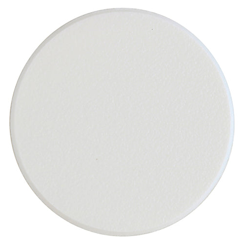 Self-Adhesive Screw Cover Caps White Matt - 13mm Image