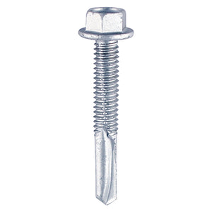 Self-Drilling Heavy Section Silver Screws - 5.5 x 100 Image