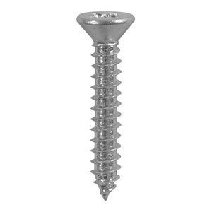 Self-Tapping Countersunk A2 Stainless Steel Screws - 4.8 x 19 Image