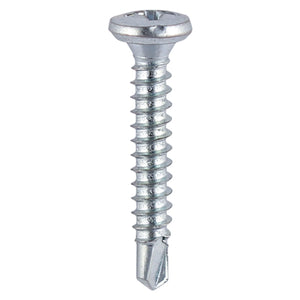Window Fabrication Screws Friction Stay Shallow Pan Countersunk PH Self-Tapping Self-Drilling Point Zinc - 3.9 x 19 Image