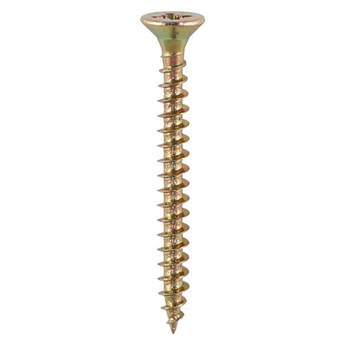 Solo Countersunk Gold Woodscrews - 3.5 x 15 Image