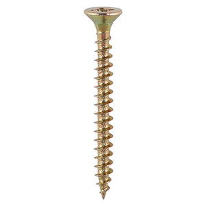 Solo Countersunk Gold Woodscrews - 4.0 x 30 Image