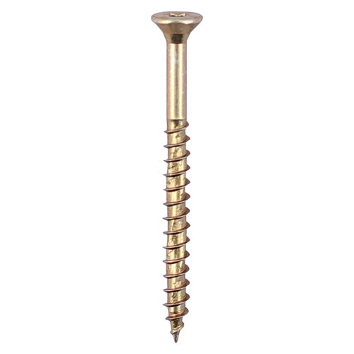 Velocity Premium Multi-Use Countersunk Gold Woodscrews - 4.0 x 35 Image