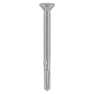 Self-Drilling Wing-Tip Steel to Timber Heavy Section A2 Stainless Steel Bi-Metal Screws  - 5.5 x 85 Image