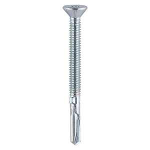 Self-Drilling Wing-Tip Steel to Timber Heavy Section Silver Screws  - 5.5 x 65 Image