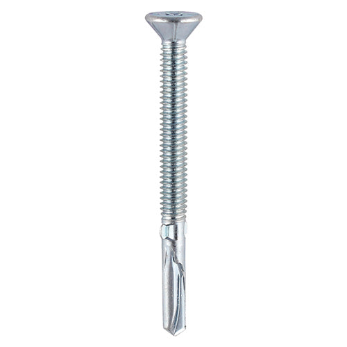 Self-Drilling Wing-Tip Steel to Timber Heavy Section Silver Screws  - 5.5 x 100 Image