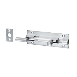 Necked Barrel Bolt Satin Chrome - 75 x 25mm Image