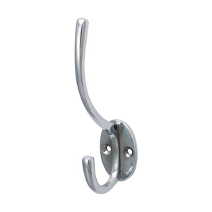 Hat & Coat Hook Polished Chrome - 125 x 32mm Image