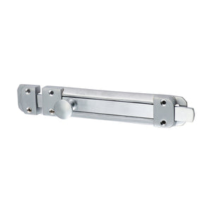 Contract Flat Section Bolt Satin Chrome - 210 x 35mm Image