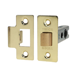 Economy Tubular Latch Electro Brass - 79.5mm Image