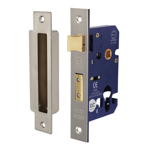 Euro Sashlock Satin Nickel - 66mm Image