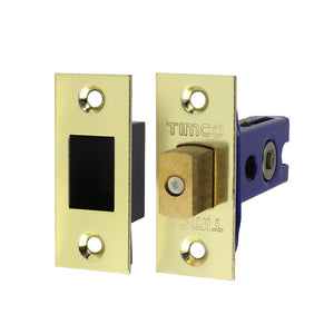 Architectural Tubular Deadbolt Electro Brass & Satin Nickel - 65.5mm Image