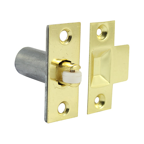 Adjustable Roller Catch Electro Brass - 39 x 59 Image